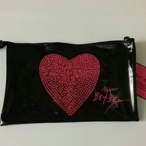BETSEY JOHNSON. zipper pouch.