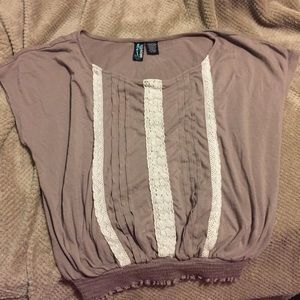 Cute lace cream top.