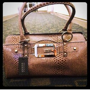 NWT Guess by Marciano Snake embossed handbag
