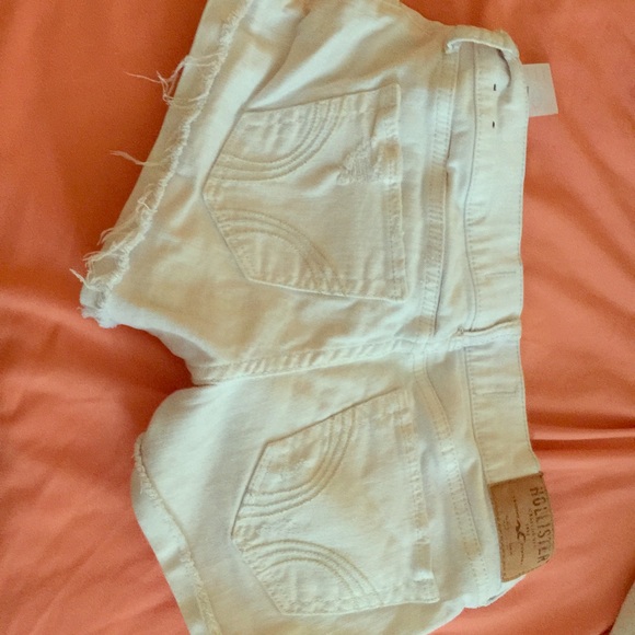 White size 0 Jean hollister shorts