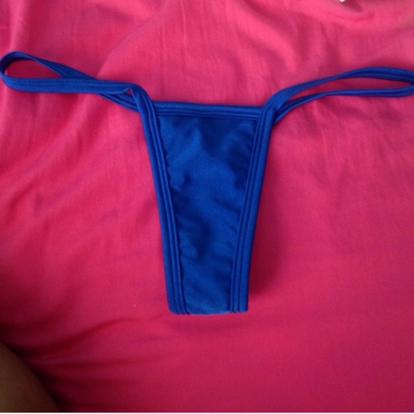 SOLD on MercariRoyal blue G string thong Baci NWOT