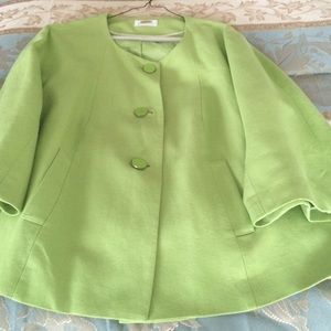 Talbots green fully lined jacket