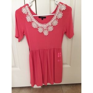 Coral maternity top