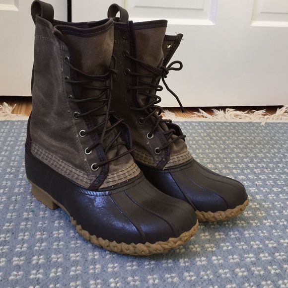 waxed canvas bean boots