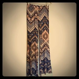 High waisted bell bottom hippie pant
