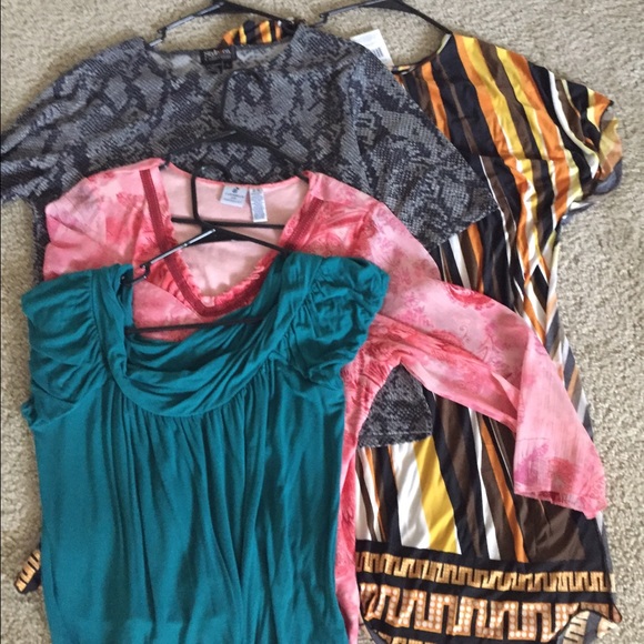 Lot of 3 top and one dress