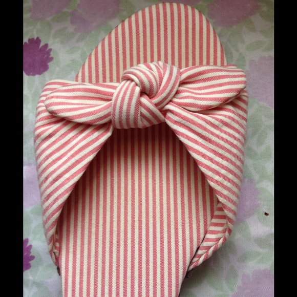 Valentine Rose J. Crew French Tropez Wood Slides