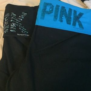 2 VS pink size Long Large bootleg yoga pants