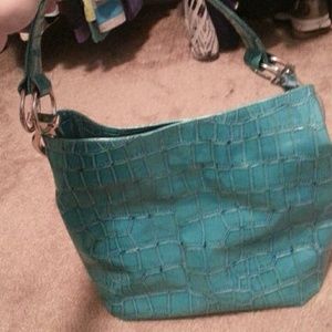 Teal handbag