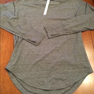 Lululemon NEW Weekend Long Sleeve Gray shirt sz 4