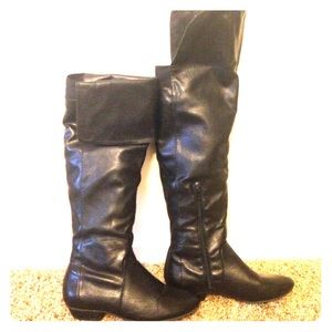 Black Madeline knee high boots!
