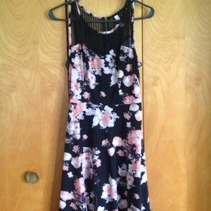 Floral zipper dress