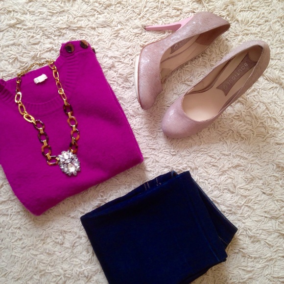 Nine West Soft Metallic Pink Pumps