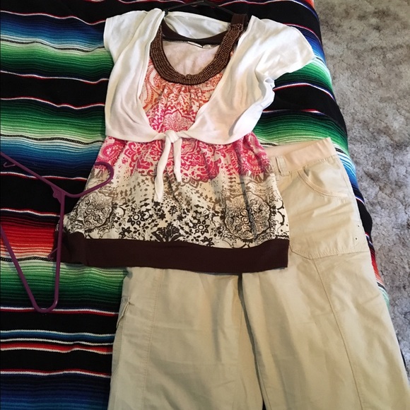 Dress up tank top and capris size 6