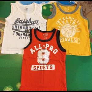 Lot of Children's place boys tanks & Nike sandals