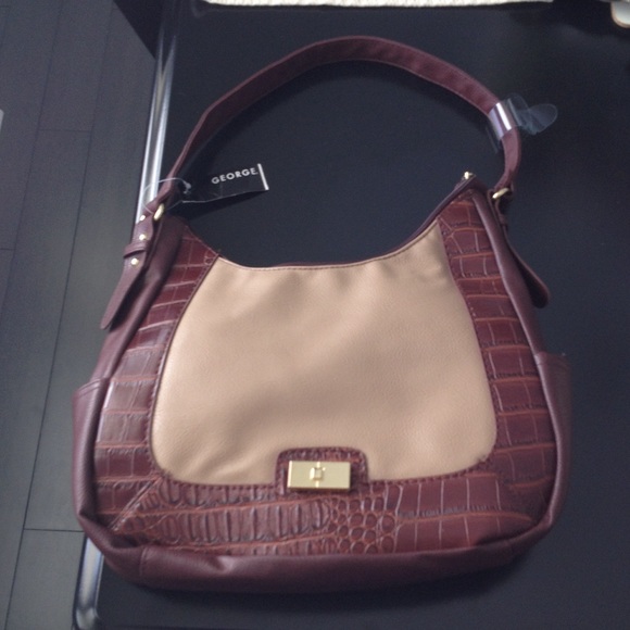 Handbags - NWT Brown and beige shoulder bag