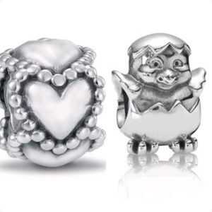 Pandora Everlasting Love and Easter Charm Bundle