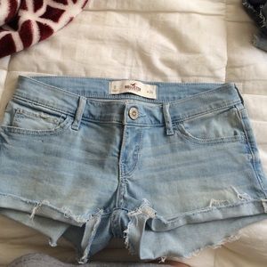 Light Wash Hollister Shorts