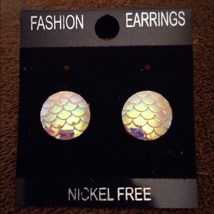 Mermaid stud earrings