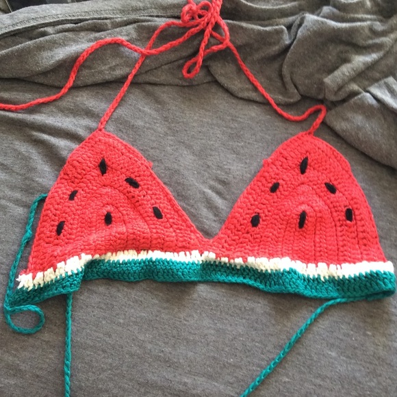Watermelon bikini/crop top
