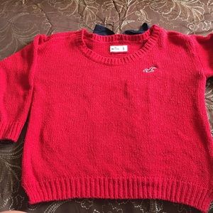 Red Hollister sweater