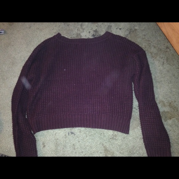 Long sleeve crop top