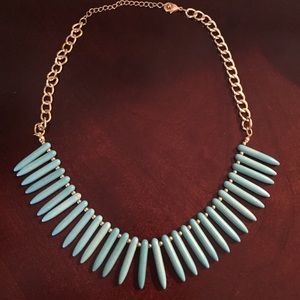 Turquoise statement necklace. Never worn