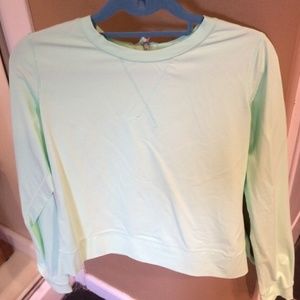1 DAY SALE 😀 Mint Lululemon Warm up crew