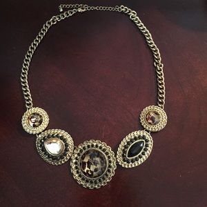 Statement necklace.