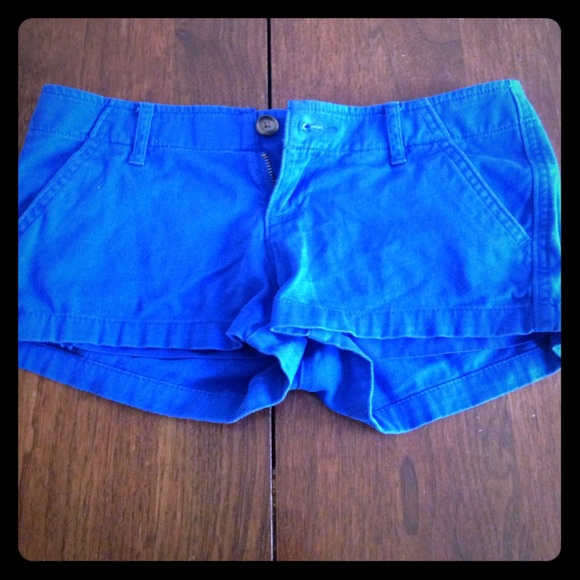 Blue hollister shorts