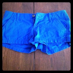 Blue hollister shorts