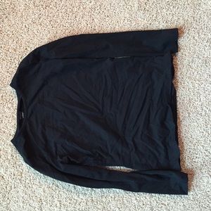 Long Sleeve Black Tee
