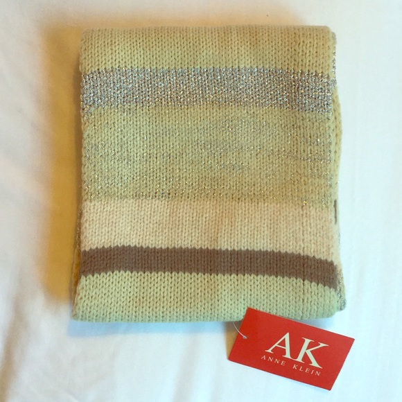 NEW - Anne Klein - natural & beige color - Scarf