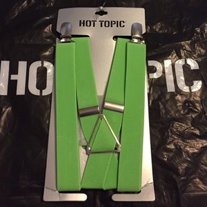 Light green suspenders