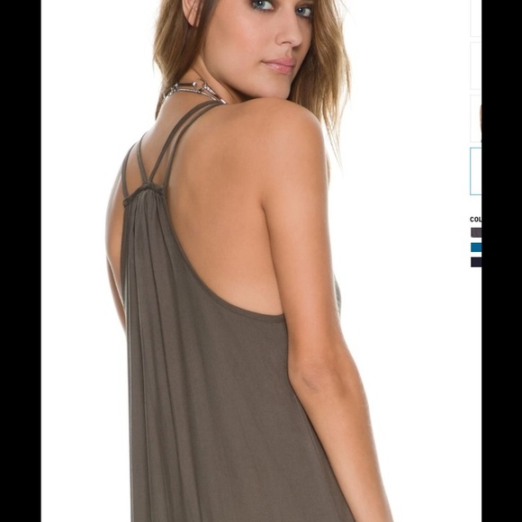 SWELL Ultra Soft Olive Maxi Dress - Picture 3 of 8