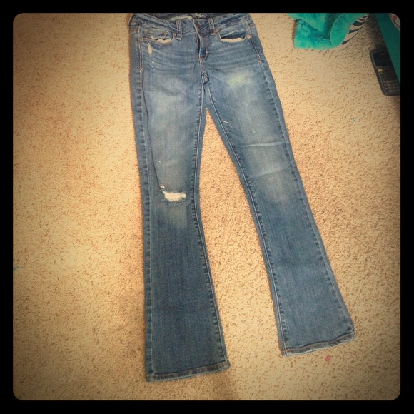 American Eagle jeans.