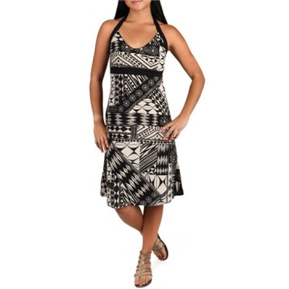 Patagonia Iliana Halter Dress Aztec Print Medeina - Picture 3 of 3
