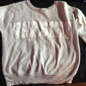 Grey Varsity Crewneck
