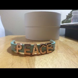 BCBGeneration Gold -Tone affirmation bracelet