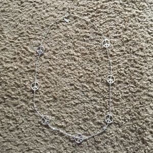 Aeropostale peace necklace