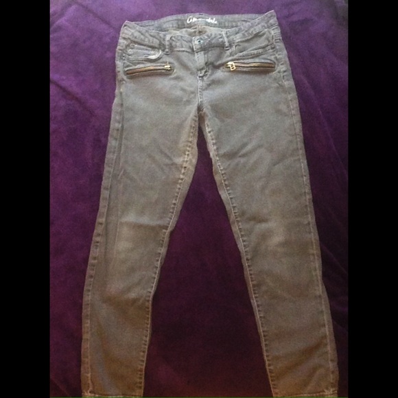 Aeropostale Grey Regular/Normal Size 12 Jeggings