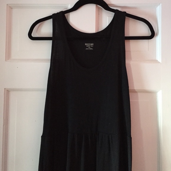 Hi-Lo black dress