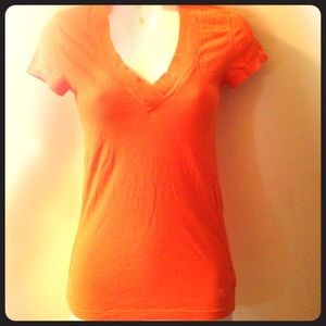 American Eagle" orange tee