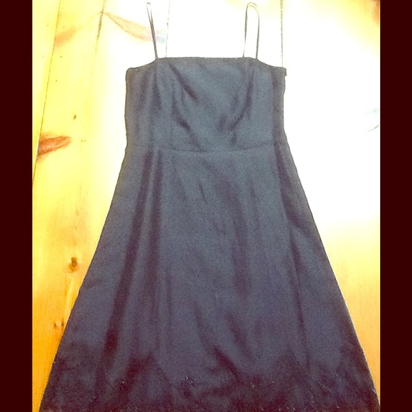 Ann Taylor Lace Bottom Dress - Size 4 - Picture 1 of 3