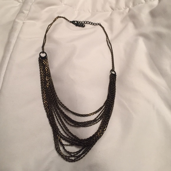 Black and gold necklace