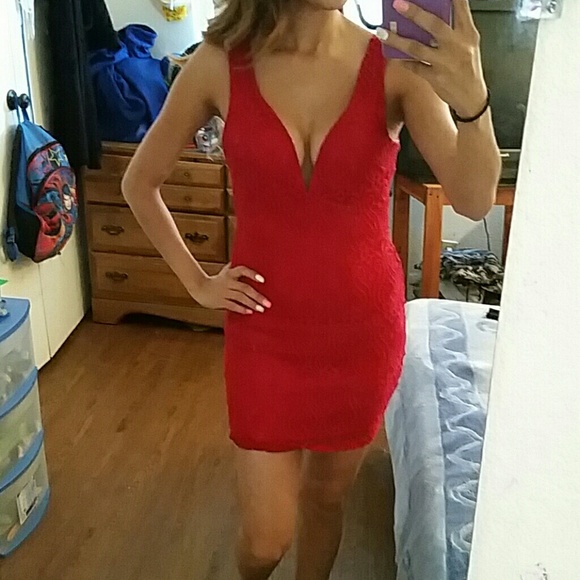 Red dress
