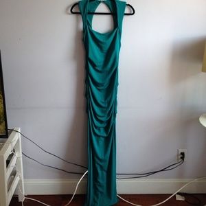 Nicole Miller Ruched Felicity Jersey Gown