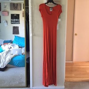 BCBG MAXAZRIA Orange maxi dress