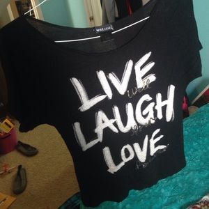 Live well laugh often love forever. WET SEAL.