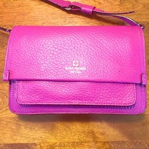 kate spade cross body handbag - RARE fuchsia